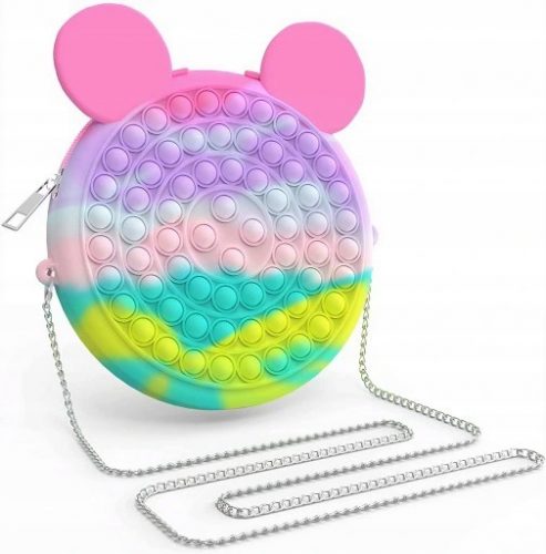  BORSA PER BAMBINI POP IT PUSH BUBBLE FIDGET