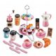  Set caffè per bambini, piatto bollitore, 38 pezzi (W034)