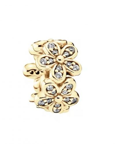  Charms pendente fiore argento 100% placcato oro S 925 @ 82