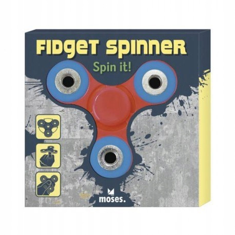  Fidget spinner Mosè rosso