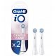  Inserti originali Oral-b iO Ultimate Clean Black, bianchi, 2 pezzi