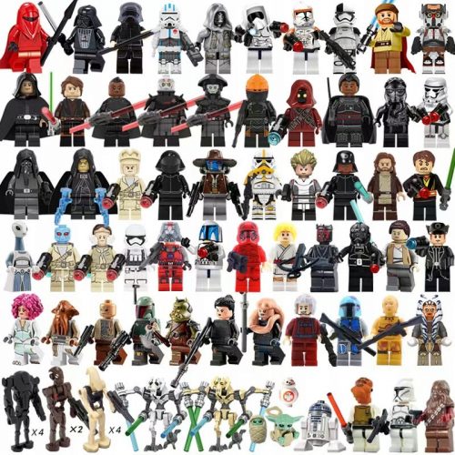  ACCESSORI PER BLOCCHI SET DI PERSONAGGI DI STAR WARS