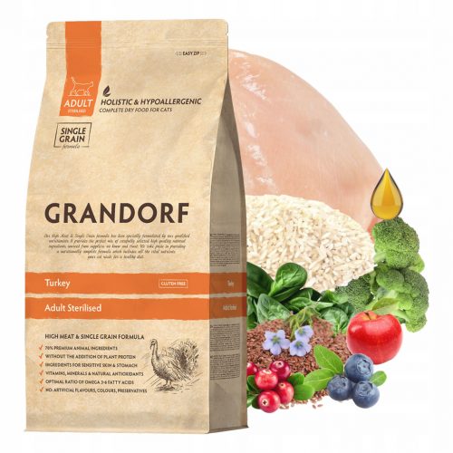  Grandorf cibo secco tacchino 2 kg