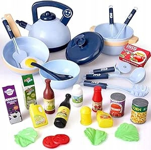  Set di 30 accessori da cucina, pentole, padelle, salse, spatole