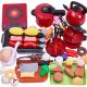  Set da cucina di utensili da gioco per bambini 4-6 anni, 61 elementi