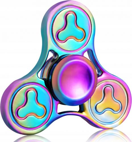  Fidget spinner con cuscinetto in metallo e spinner antistress in acciaio inossidabile