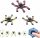  2x Spinner fosforescente deformabile. Robot rotativo portatile.