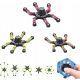  2x Spinner fosforescente deformabile. Robot rotativo portatile.