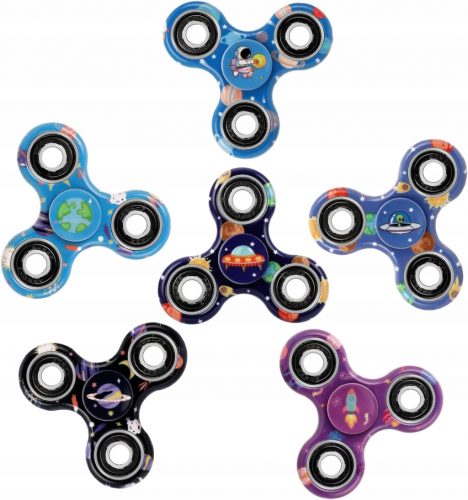  6 confezioni di spinner spaziali per bambini, giocattoli sensoriali