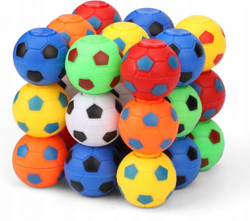  Fidget spinner da 34 pezzi, calcio, giocattolo per feste, rotante