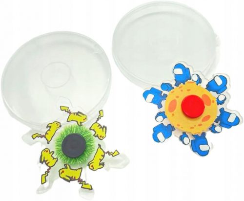  2x Spinner antistress. Spinner anime con personaggi dei cartoni animati,