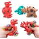  GNIOTEK SFERA SQUISH ANTISTRESS DINOSAURO ARCOBALENO 12