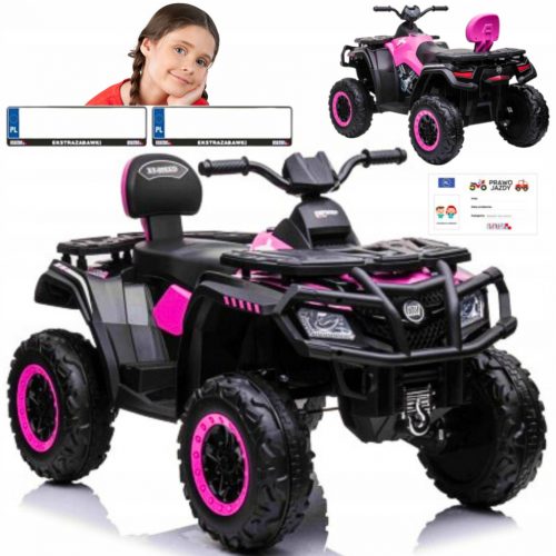 Quad XT-SPEED 4x4 a batteria Rosa