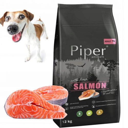  Piper cibo secco salmone 12 kg