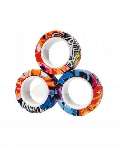  Anelli magnetici Fidget M4 Spinner Toy