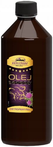  Oli e grassi per gatti, per cani Vitar oil 1000 ml