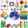  34 Set di giocattoli squishy antistress comprimibili