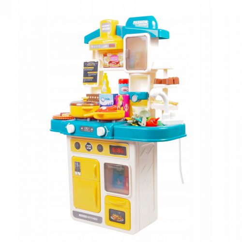  CUCINA PER BAMBINI PLASTICA SUONO LUCE ACQUA + ACCESSORI