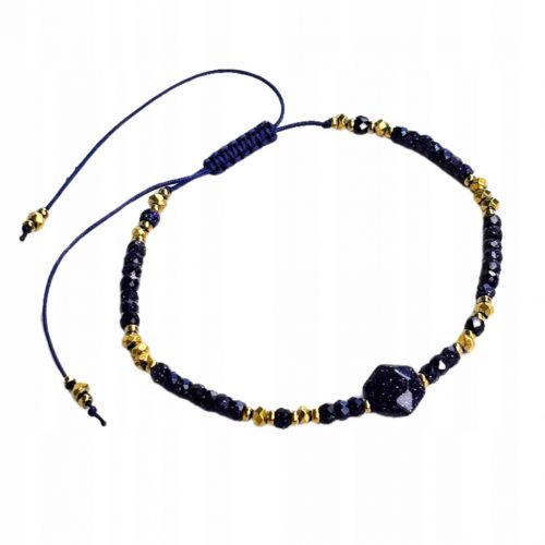  Bracciale STYLOVI: “Cairo Night” - La notte del Cairo, ematite