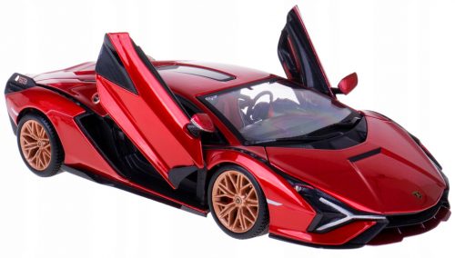  LAMBORGHINI SIAN FKP37 MODELLO METALLO BBURAGO 1:24 ROSSO