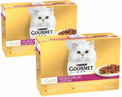  Purina Gourmet Gold Duo Delice mix di alimenti per gatti 12