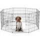  Box per cani Preston in acciaio verniciato a polvere di piccola taglia 205 x 205 x 61 cm