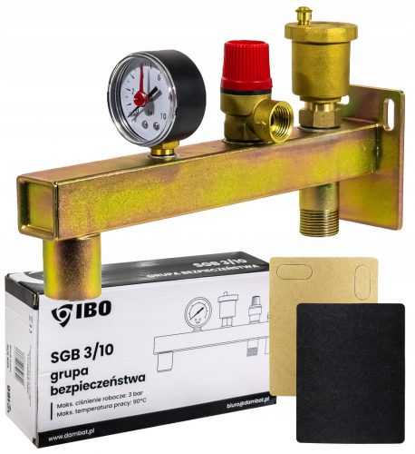  Gruppo di sicurezza in acciaio IBO da 3/4" 3in1