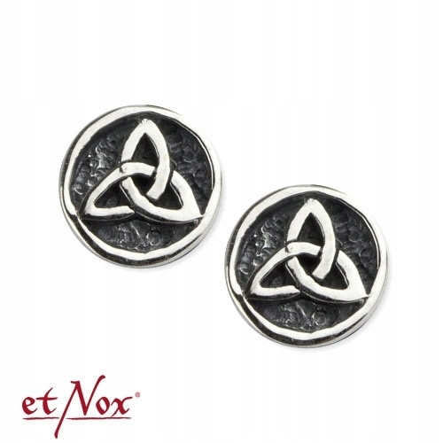  ORECCHINI CON NODO CELTICO TRIQUETRA IN ARGENTO