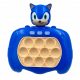  PUSH BUBBLE pop it console di gioco sensoriale SONIC giocattolo regalo blu