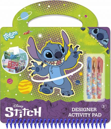  TOTUM Set creativo per disegnare adesivi con stencil Disney Stitch Stitch