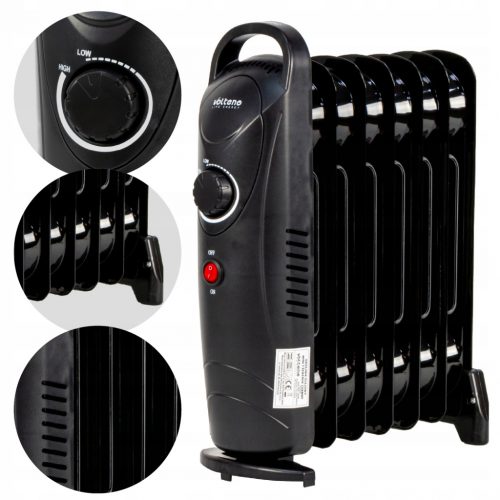  Radiatore olio oilak mini 7 alette 700w nero Volteno VO2828