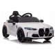  Auto a Batteria BMW M4 2X45 WATT Batteria 12V 14Ah Pelle Telecomando Bianco