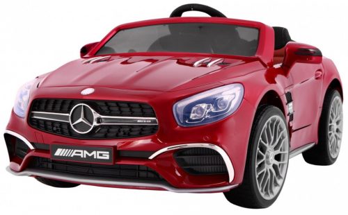  Mercedes AMG SL65 per bambini Vernice rossa + Telecomando + Vano bagagli + Regolazione