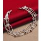  Bracciale da donna in corda multistrato in argento con palline pr925 + SCATOLA