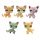  5 pezzi. BAMBOLE GATTO A PELO CORTO LPS LITTLEST PET SHOP KITTY