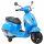  SCOOTER ELETTRICO PER BAMBINI BLU CON 2X BATTERIE 6V 4.5A 48W