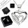  COLLANA CUORE IN ARGENTO 925 PER DONNA, MOGLIE, MAMMA 30 40 50 60 70 COMPLEANNI