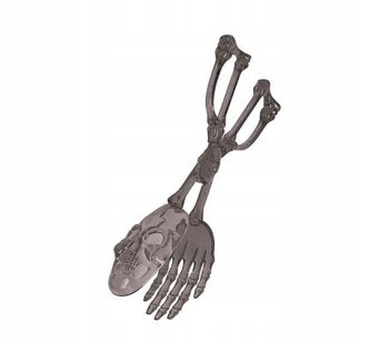  Pinza per insalata Halloween grigia 28 cm