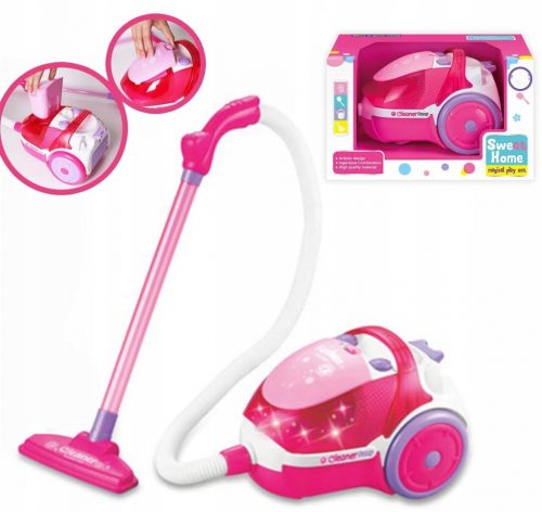  ASPIRAPOLVERE A BATTERIA PER BAMBINI, ROSA