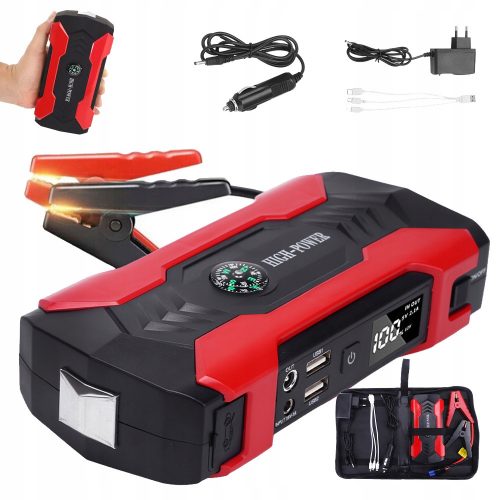  JUMP STARTER 28000MAH POWERBANK DISPOSITIVO AUTOSTART BATTERIA DI EMERGENZA