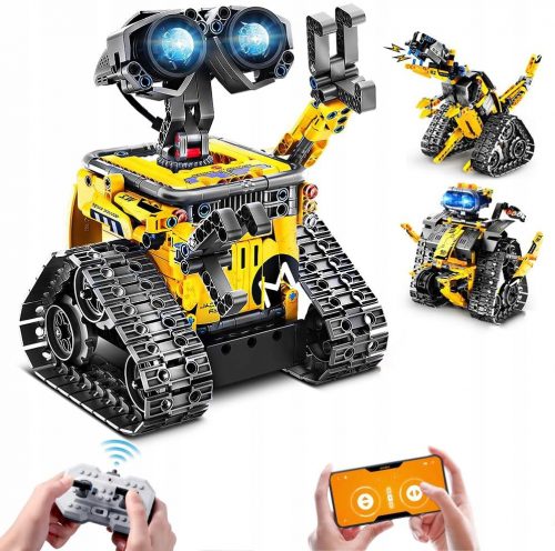  ROBOT PROGRAMMABILE GRANDE 520pz KIT COSTRUZIONE APP E TELECOMANDO