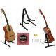  SUPPORTO PER CHITARRA / SUPPORTO PER CHITARRA IN METALLO, PIEGHEVOLE A + GRATUITO - PROMO