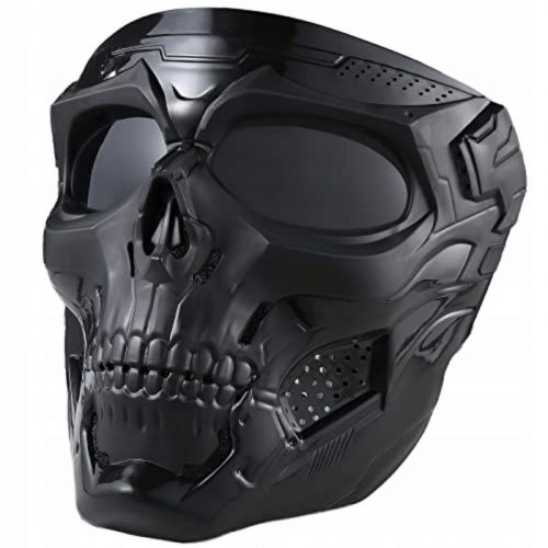  Maschera tattica con teschio per CS, Paintball e Ha