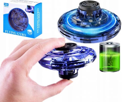  FLYING fidget SPINNER BOOMERANG Disco REGALO giroscopio drone UFO LED 366