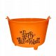  Secchiello per caramelle Fiestas Guirca Happy Halloween 30 cm arancione