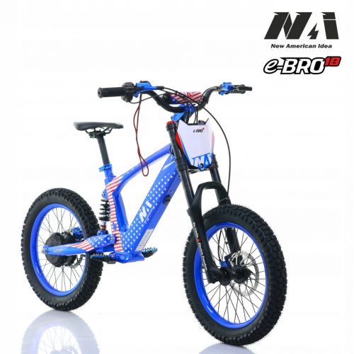  Motocicletta elettrica per bambini NAI e-BRO 18, modello 2025