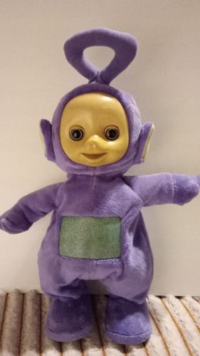  La mascotte interattiva dei Teletubbies, Tinky Winky, grande, 39 cm, balla e canta