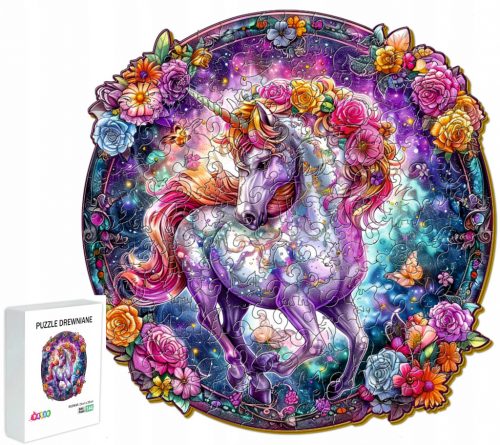  PUZZLE IN LEGNO PER BAMBINI 144 PEZZI UNICORNO REGALO PER BAMBINI