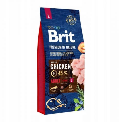  BRIT PREMIUM BY NATURE ADULTO GRANDE L 15KG