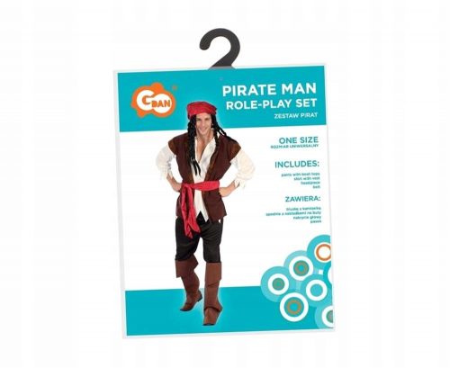  Outfit Costume da Pirata per Adulti Festa Pirata Pirata Carnevale Halloween